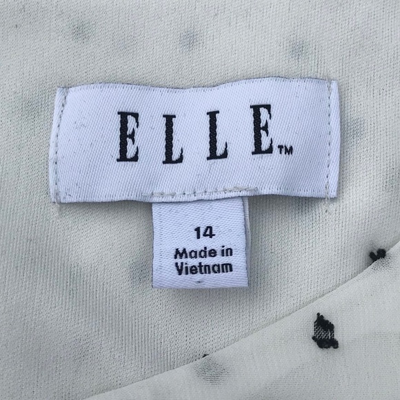 Elle Polka Dot Dress Size 14 - Picture 6 of 8